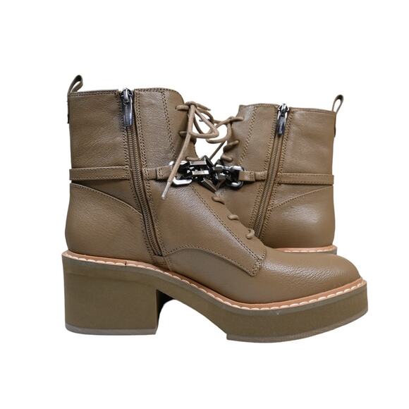 Vince Camuto Womens 8.5 Keltana Leather Combat Boot NEW - Picture 6 of 11